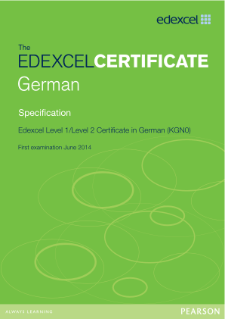 Edexcel Certificate in German specification